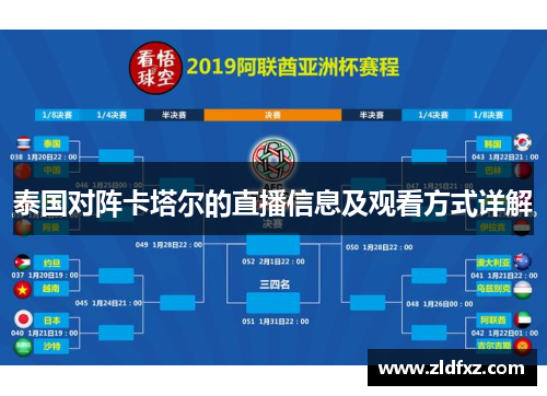 泰国对阵卡塔尔的直播信息及观看方式详解